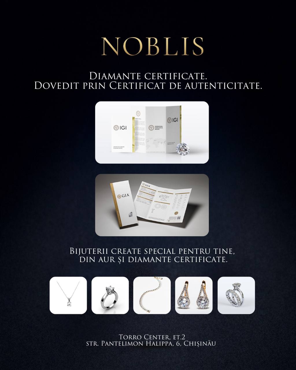 Diamante certificate NOBLIS