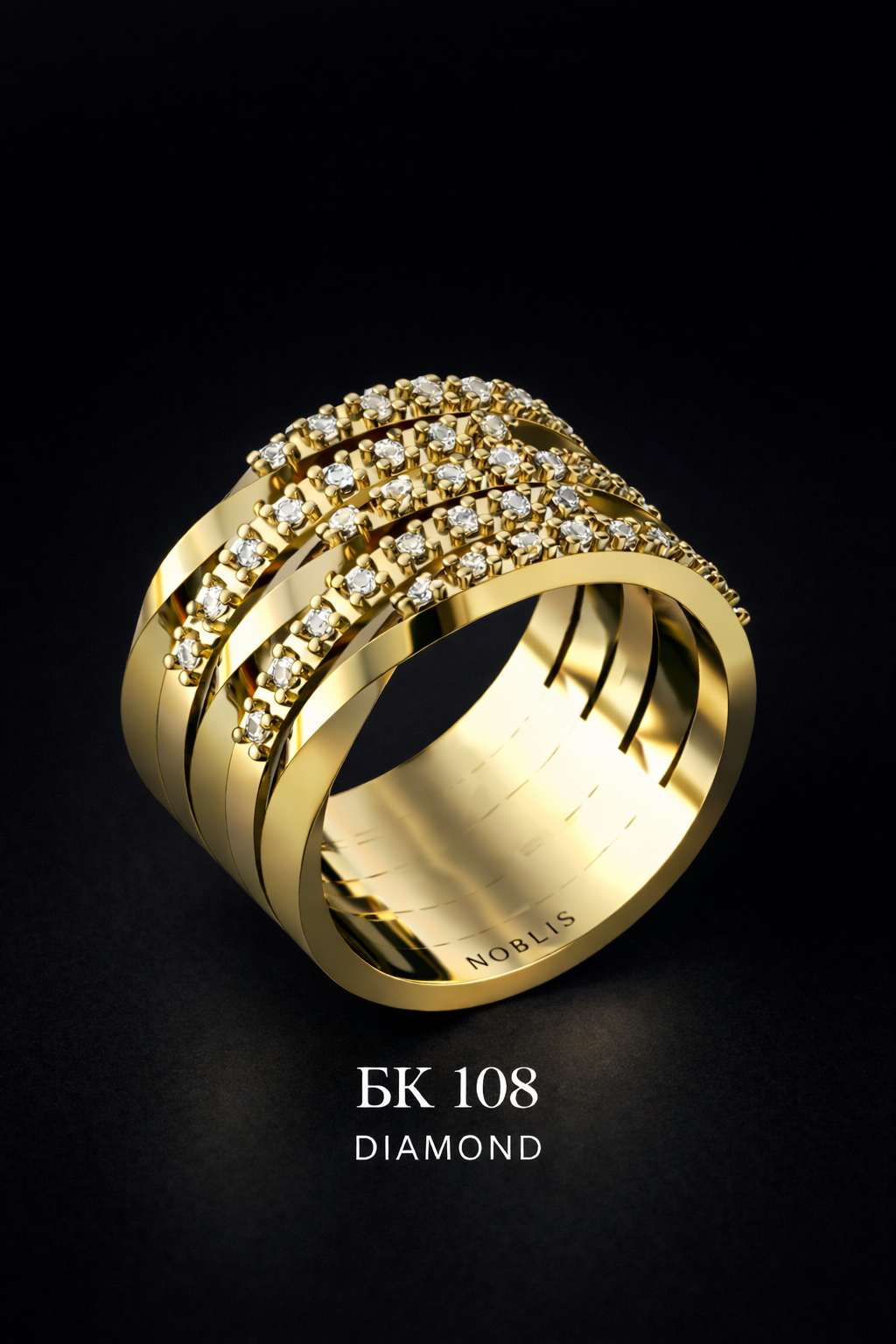 NOBLIS — Ladies Ring 22. Bijuterie lucrată manual în Chișinău, finisaj premium, livrare în toată Moldova.